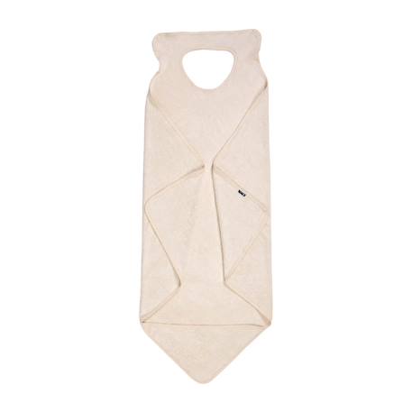 Cape de bain tablier xxl parent/bébé Écru+Rose 1 - vertbaudet enfant 