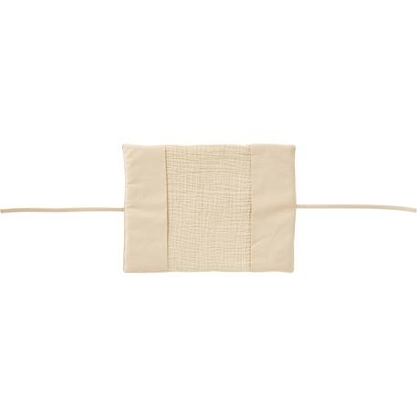 Protège carnet de santé gaze de coton fougère Beige+Ecru+Vert d'eau 3 - vertbaudet enfant 