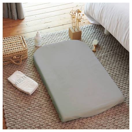 Housse de matelas à langer en éponge Cassonade+Gris+Rose 6 - vertbaudet enfant 