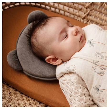 Coussin cale tête bébé p'tit panda Gris foncé 3 - vertbaudet enfant 