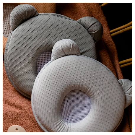 Coussin cale tête bébé p'tit panda air+ kaki Kaki 5 - vertbaudet enfant 