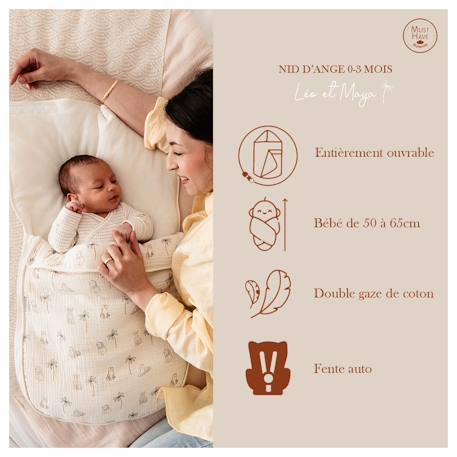 Nid d'ange bébé Imprimé fauves 3 - vertbaudet enfant 