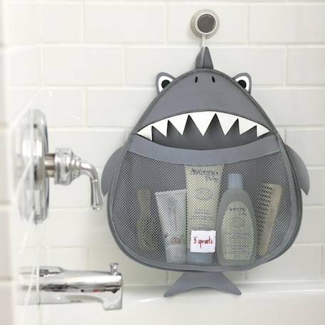 Filet de rangement pour le bain requin Gris 2 - vertbaudet enfant 