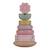 Tour à empiler en bois fairy garden Rose 3 - vertbaudet enfant 