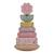 Tour à empiler en bois fairy garden Rose 1 - vertbaudet enfant 