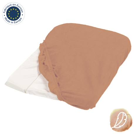 Housse de matelas à langer en éponge Cassonade+Gris+Rose 4 - vertbaudet enfant 