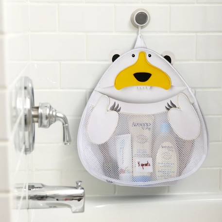 Filet de rangement pour le bain ours polaire Blanc 2 - vertbaudet enfant 