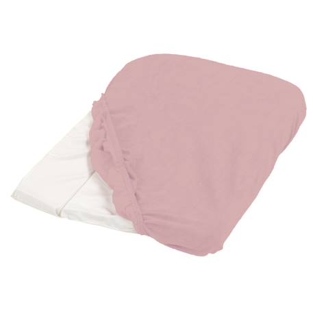 Housse de matelas à langer en éponge Cassonade+Gris+Rose 8 - vertbaudet enfant 