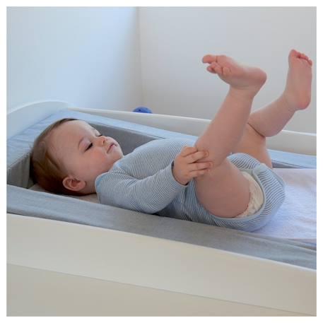 Matelas à langer douillet évolutif Gris 2 - vertbaudet enfant 