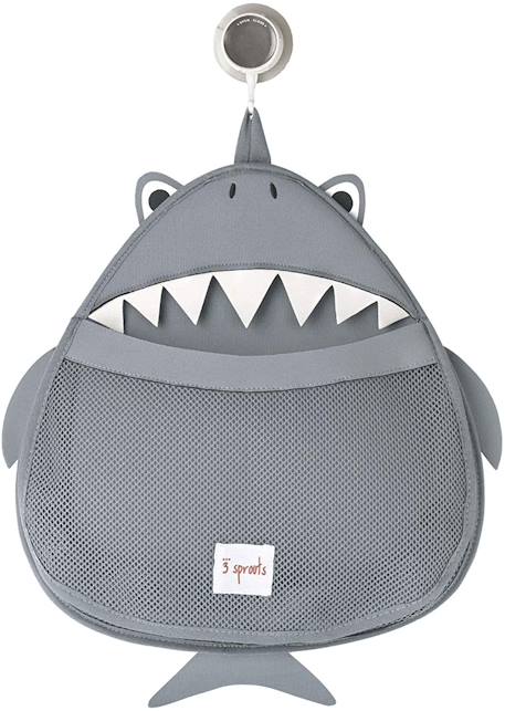 Filet de rangement pour le bain requin Gris 1 - vertbaudet enfant 