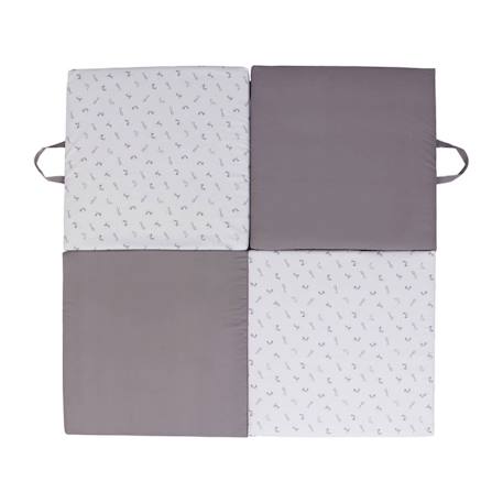 Tapis de jeu bébé terrazzo Lapins+Modèle black and white 1 - vertbaudet enfant 