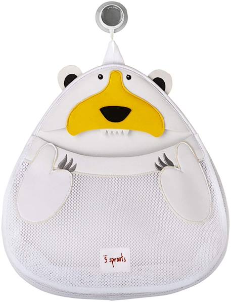 Filet de rangement pour le bain ours polaire Blanc 1 - vertbaudet enfant 