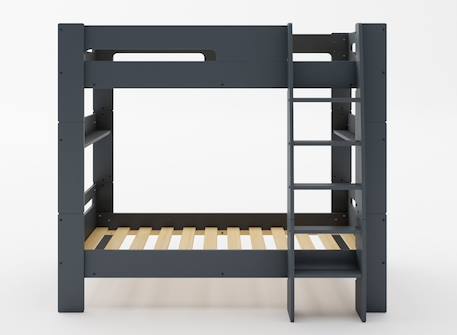 Lit superposé séparable london Anthracite+Blanc+Blanc & bois 5 - vertbaudet enfant 