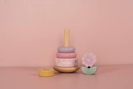 Tour à empiler en bois fairy garden Rose 4 - vertbaudet enfant 