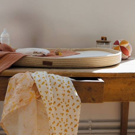 Panier à langer tressé honey moon Beige 3 - vertbaudet enfant 