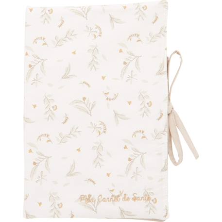 Protège carnet de santé caramel forest Beige, écru+Ecru, marron, orange 1 - vertbaudet enfant 