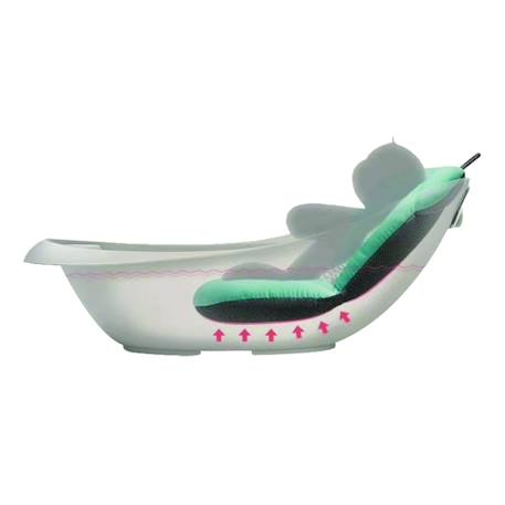 Coussin de bain Gris clair 6 - vertbaudet enfant 