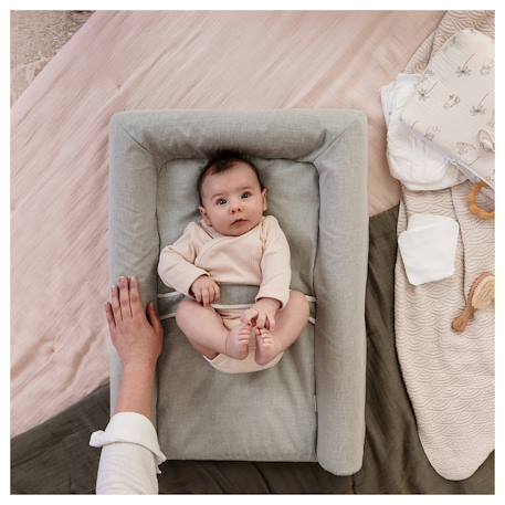Matelas à langer mat' confort Gris+Kaki 9 - vertbaudet enfant 