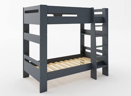 Lit superposé séparable london Anthracite+Blanc+Blanc & bois 4 - vertbaudet enfant 