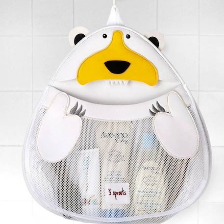 Filet de rangement pour le bain ours polaire Blanc 3 - vertbaudet enfant 