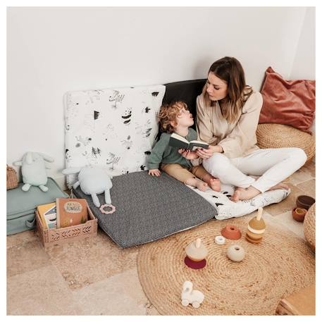 Tapis de motricité évolutif 3 en 1 Lapins+Modèle black and white 8 - vertbaudet enfant 