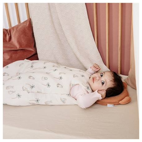 Coussin cale tête bébé p'tit panda Blanc+Cassonade+Gris+Kaki 8 - vertbaudet enfant 