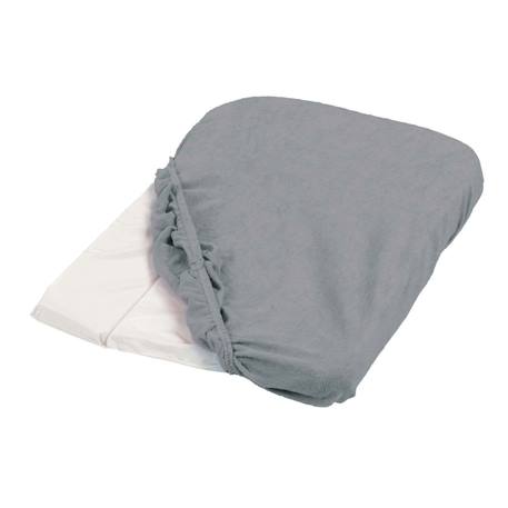 Housse de matelas à langer en éponge Cassonade+Gris+Rose 5 - vertbaudet enfant 