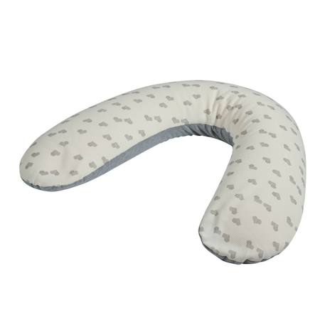 Coussin d'allaitement et de grossesse Cœurs/gris+Colombes+Lapins 3 - vertbaudet enfant 
