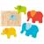 Puzzle à couches éléphant 5 éléments Multi-coloured 1 - vertbaudet enfant 
