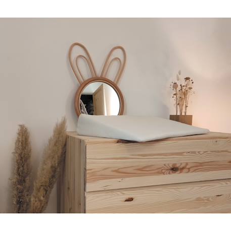 Plan incliné 10° coton bio pour lit 70x140cm Écru 2 - vertbaudet enfant 