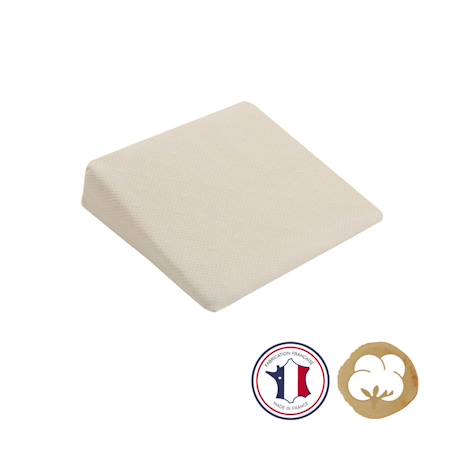 Plan incliné 10° coton bio pour berceau Écru 2 - vertbaudet enfant 