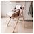 Rehausseur de chaise bébé nomade en tissu Camel 4 - vertbaudet enfant 
