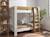 Lit superposé séparable london Anthracite+Blanc+Blanc & bois 12 - vertbaudet enfant 
