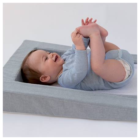 Matelas à langer douillet évolutif Gris 4 - vertbaudet enfant 