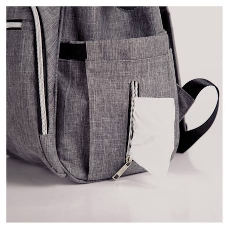 Sac à langer 'sac à dos' Gris 5 - vertbaudet enfant 