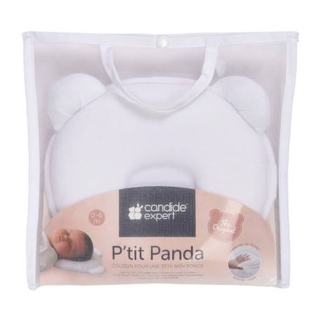 Coussin cale tête bébé p'tit panda Blanc+Cassonade+Gris+Kaki 5 - vertbaudet enfant 