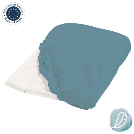 Housse de matelas à langer vieux rose éponge  50x75cm Bleu+Cassonade+Gris+Rose 3 - vertbaudet enfant 