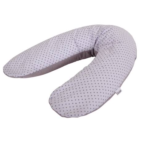 Coussin d'allaitement et de grossesse éponge Gris 1 - vertbaudet enfant 