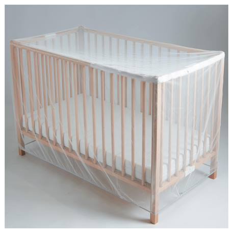 Moustiquaire de lit bébé intégrale avec zip Blanc 2 - vertbaudet enfant 