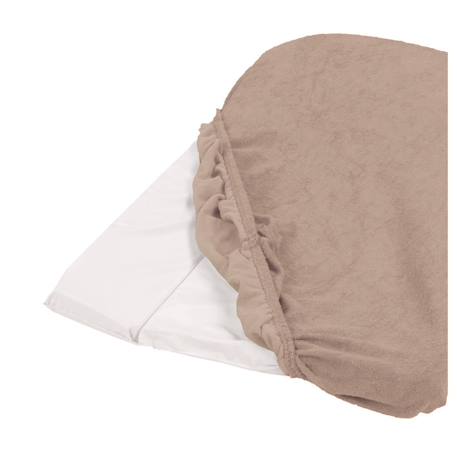 Lot de 2 housses de matelas à langer Noisette+Vert sauge 3 - vertbaudet enfant 