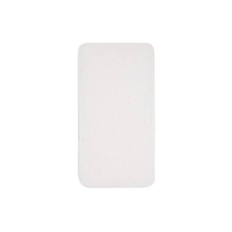Drap housse jersey en coton Blanc à pois+Rose+Vert 4 - vertbaudet enfant 