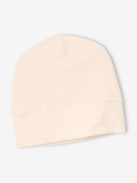 Kit naissance 5 pièces : brassière + pantalon + bonnet + gants + pochon écru 8 - vertbaudet enfant 