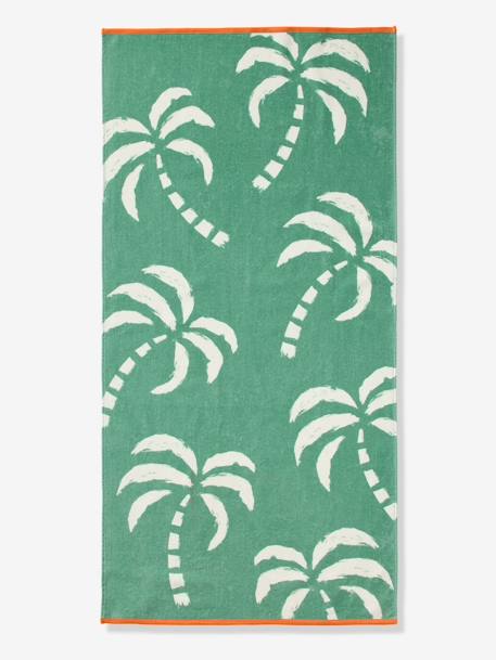 Serviette de bain / plage personnalisable, avec coton recyclé bleu imprimé+mauve+menthe+rayé bleu+rose imprimé 14 - vertbaudet enfant 