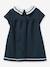 Robe maille piquée bébé en coton bio bleu ardoise 2 - vertbaudet enfant 