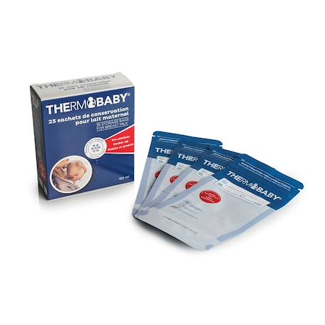 25 sachets conservation de lait Blanc 1 - vertbaudet enfant 