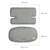 Coussins matelassés en cuir pu déperlant pour chaises hautes sit up Anthracite+Grège+Gris pierre 15 - vertbaudet enfant 