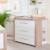 Commode à langer évolutive 3 tiroirs malo Blanc - chêne sonoma scié 6 - vertbaudet enfant 