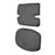 Coussins matelassés en cuir pu déperlant pour chaises hautes sit up Anthracite+Grège+Gris pierre 3 - vertbaudet enfant 
