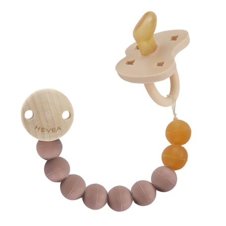 Attache tétine en caoutchouc 100% naturel tan beige Multi-coloured 4 - vertbaudet enfant 