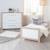 Chambre bébé évolutive 2 pièces - fermeture soft-close malo Blanc - chêne sonoma scié 6 - vertbaudet enfant 